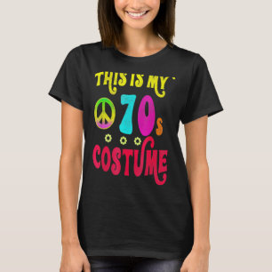 This Is My 70s Costume Groovy Peace Halloween T-Shirt