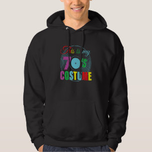 This Is My 70s Costume Groovy Record Player Hallo Hoodie