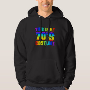 This Is My 70s Costume Happy Halloween Men Teen Bo Hoodie