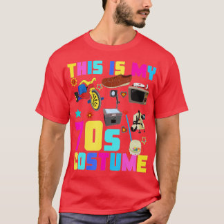 This Is My 70s Costume Retro Funny Vintage men wom T-Shirt