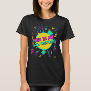 This Is My 80s Costume 80s Musical Party Retro 80  T-Shirt