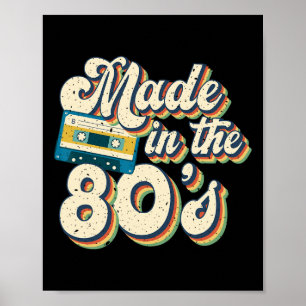 THIS IS MY 80s COSTUME Fancy Dress Party Idea Hall Poster