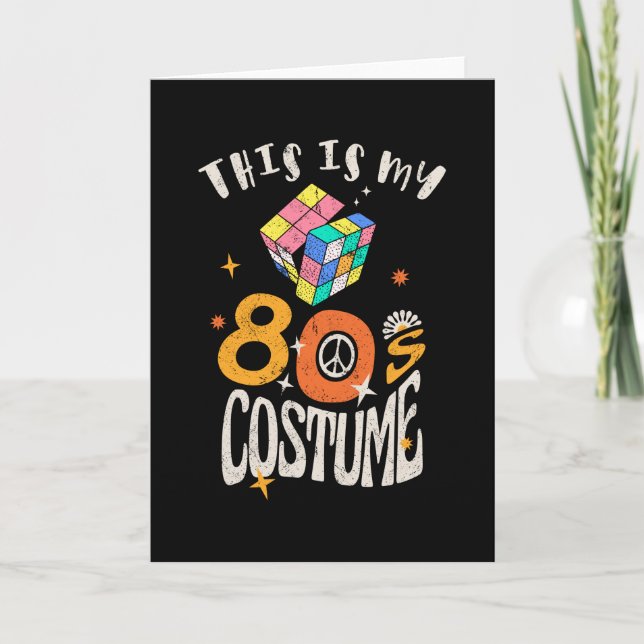 This is my 80s Costume Grunge effect Card (Front)