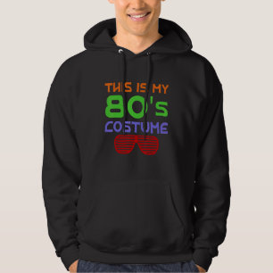 This is My 80s Costume Mp3 CD Player Roller Skatin Hoodie