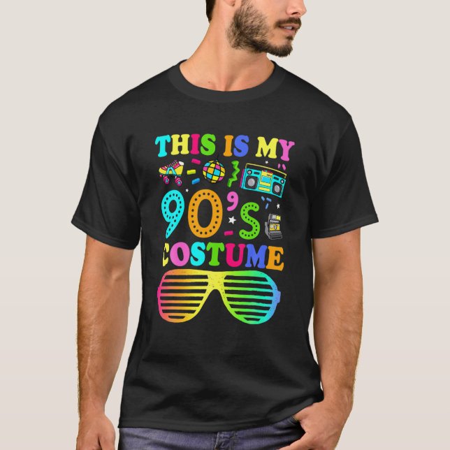 This Is My 90S Costume 90'S Party 1990S Halloween T-Shirt (Front)