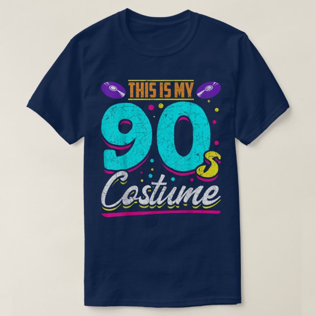 This Is My 90s Costume Party Retro 1990s Music Nin T-Shirt (Design Front)