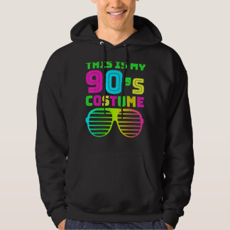 This Is My 90s Costume Retro 90s Music Theme Party Hoodie