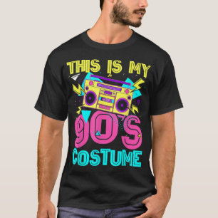 This Is My 90s Costume Retro 90s Music Theme Party T-Shirt