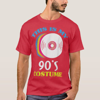 This Is My 90s Costume Retro Music Lp Vinly Record T-Shirt