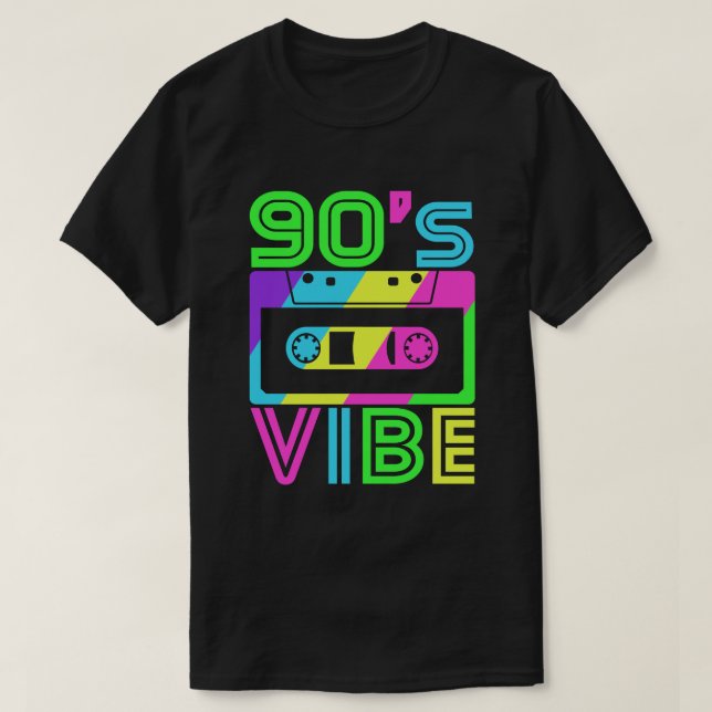 This Is My 90s Vibe Tee 80's 90's Party (Design Front)