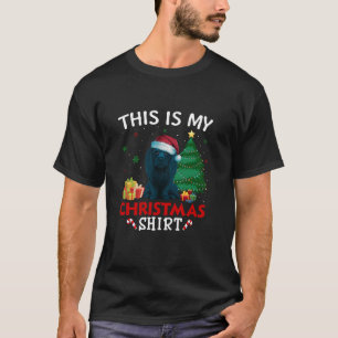 This is My Afador Dog Santa Hat Christmas Pajama T T-Shirt
