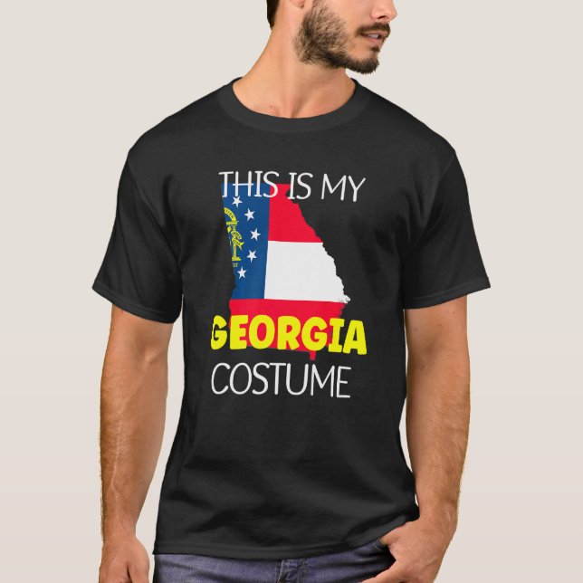 This is my American Georgia Costume Party  Hallowe T-Shirt (Front)