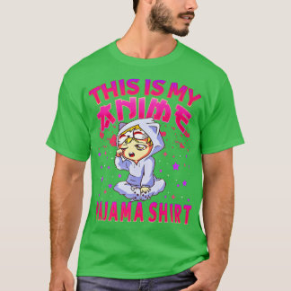This Is My Anime Pajama Shirt Women Otaku Pyjamas 
