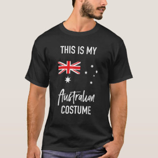 This is my Australian Costume T Shirt Funny Hallow