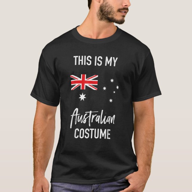 This is my Australian Costume T Shirt Funny Hallow (Front)