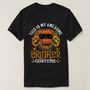 This Is My Awesome Brother Costume Funny Halloween T-Shirt