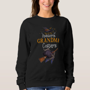 This Is My Awesome Grandma Costume Halloween Costu Sweatshirt
