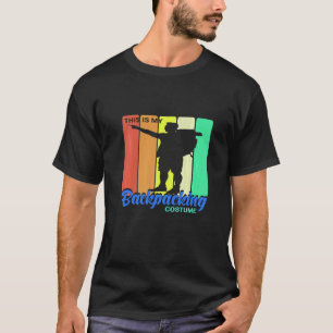 This Is My Backpacking Costume Retro Vintage Prese T-Shirt