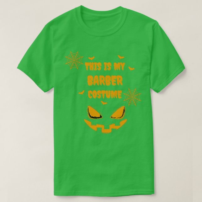 This Is My Barber Costume T-Shirt (Design Front)