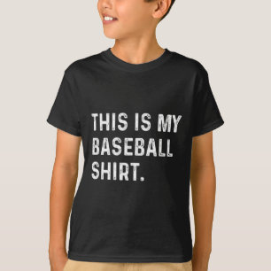 This Is My Baseball Shirt - Pitcher Catcher Mum Da