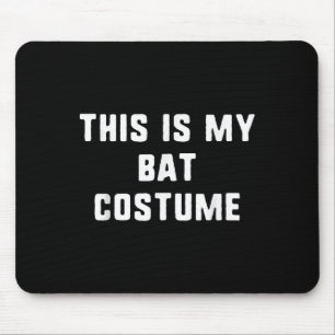 This Is My Bat Costume Halloween Funny Easy Kids A Mouse Mat