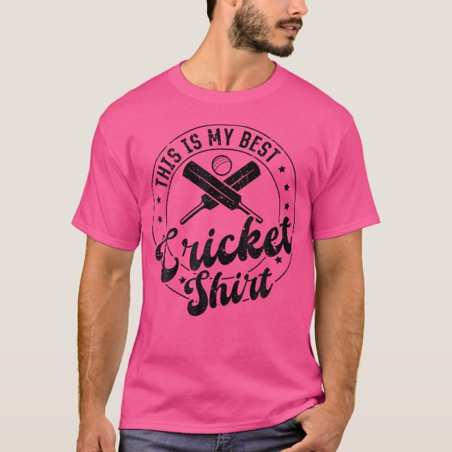 This Is My Best Cricke Cricket Player T-Shirt (Front)