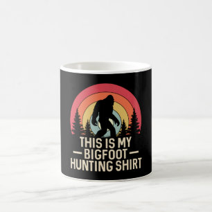 This Is My Bigfoot Hunting Shirt   Bigfoot Retro Coffee Mug