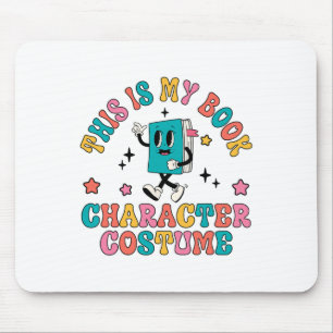 This Is My Book Character Costume Funny Book Hallo Mouse Mat
