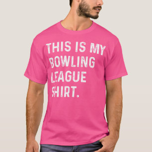 This Is My Bowling League Strike Spare Bowler Bowl T-Shirt