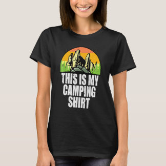 This Is My Camping Camp Camper Men Women Kids 6 T-Shirt
