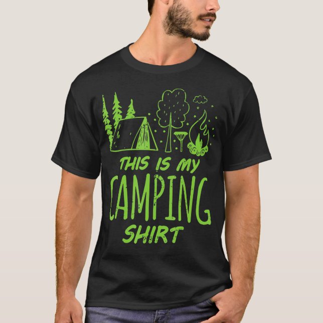 This Is My Camping   Camper Gift T-Shirt (Front)