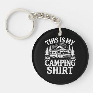 This Is My Camping Funny Camper Key Ring