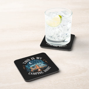This Is My Camping Hiking Funny Camper Coaster