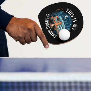 This Is My Camping Hiking Funny Camper Ping Pong Paddle