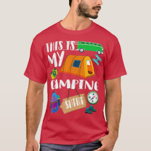 This Is My Camping Outdoor Recreation Campfire Adv T-Shirt