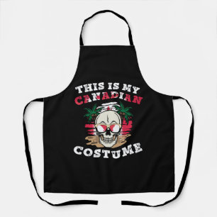 This is my Canadian Halloween Costume Funny Apron