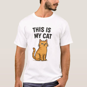 This is My Cat – Funny Cat Lover T-shirt