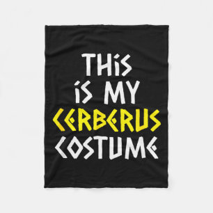 This Is My Cerberus Costume Halloween Greek Mythol Fleece Blanket