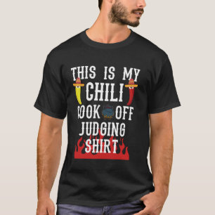 This Is My Chilli Cook Off Judging Festive Chilli  T-Shirt