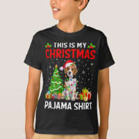 This Is My Christmas Beagle Dog Pajama Xmas Lights