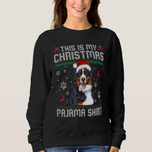 This Is My Christmas Bernese Mountain Dog Pajama M Sweatshirt