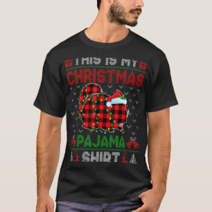 This Is My Christmas Chinchilla Pajama Xmas Light T-Shirt