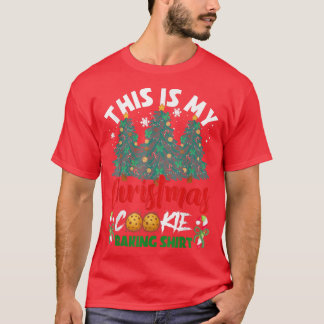 This Is My Christmas Cookie Baking Xmas Tree Funny T-Shirt