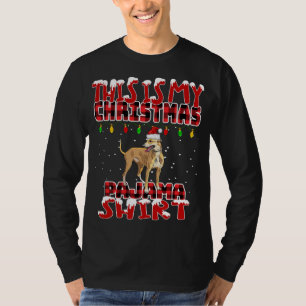 This Is My Christmas Funny Greyhound Dog Family Ma T-Shirt