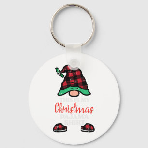 This Is My Christmas Gnome Xmas Plaid Men Women Ki Key Ring