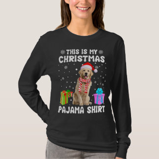 This Is My Christmas Golden Retriever Dog Pajama P T-Shirt