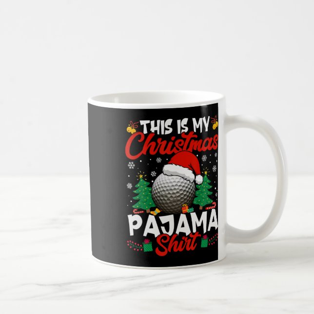 This Is My Christmas Golf Lover Men Women Boy Girl Coffee Mug (Right)