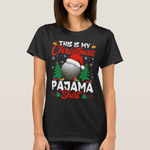 This Is My Christmas Golf Lover Men Women Boy Girl T-Shirt