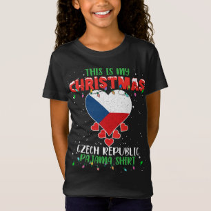 This Is My Christmas Lights Love Czech Republic Fl T-Shirt