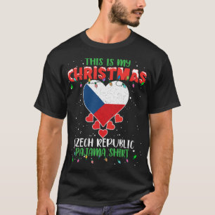 This Is My Christmas Lights Love Czech Republic Fl T-Shirt